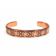 Massief Koperen Armbanden Nomad Energy Collectie Gravures (assorti)
