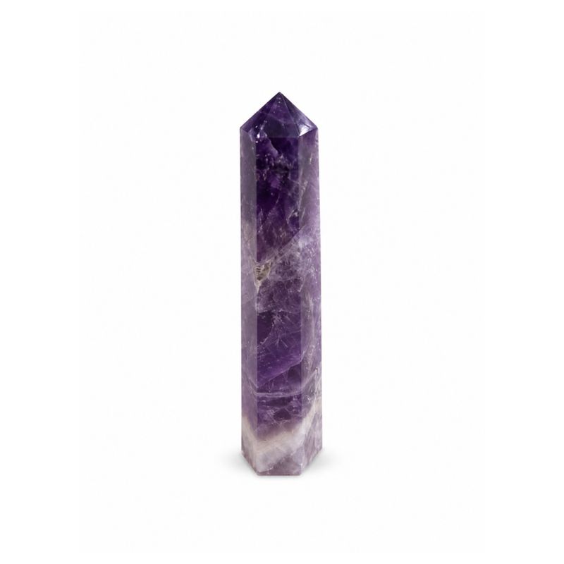 Amethist Obelisk ca. 11 cm – Zeszijdige Edelsteen