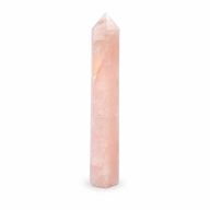 Groothandel Zeszijdige Edelsteen Obelisk ca. 17 cm – Rozenkwarts