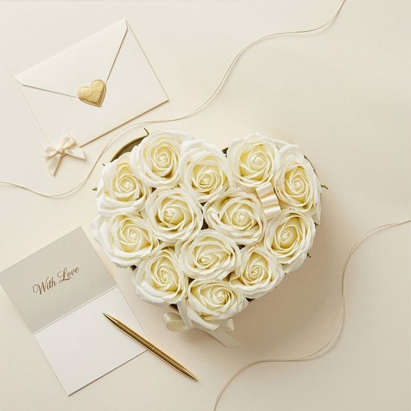 Zeep Bloemen Cadeau Set