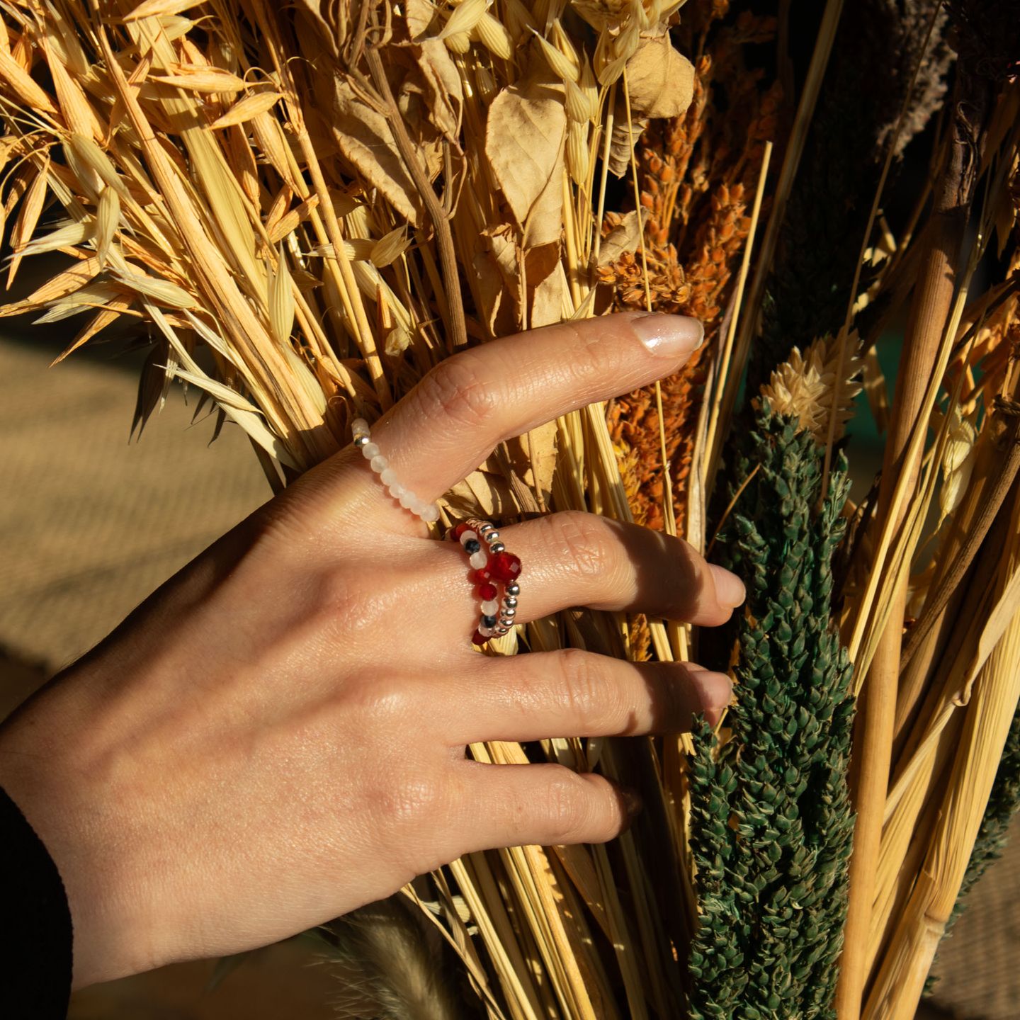 Nymph – Op de Natuur Geïnspireerde Ringsets met Edelstenen