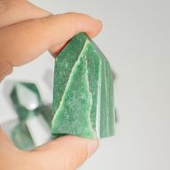 Bulk Edelsteenpunten ca. 6 cm (0,5 KG) – Indiase Jade (ca. 8 stuks)