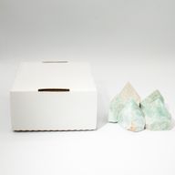 Bulk Edelsteenpunten, topgepolijst - Indiase amazoniet (ongeveer 5-6 stuks)