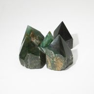 Bulk Edelstenen Top Gepolijste Punten - Groene Aventurijn (ongeveer 5-6 stuks)