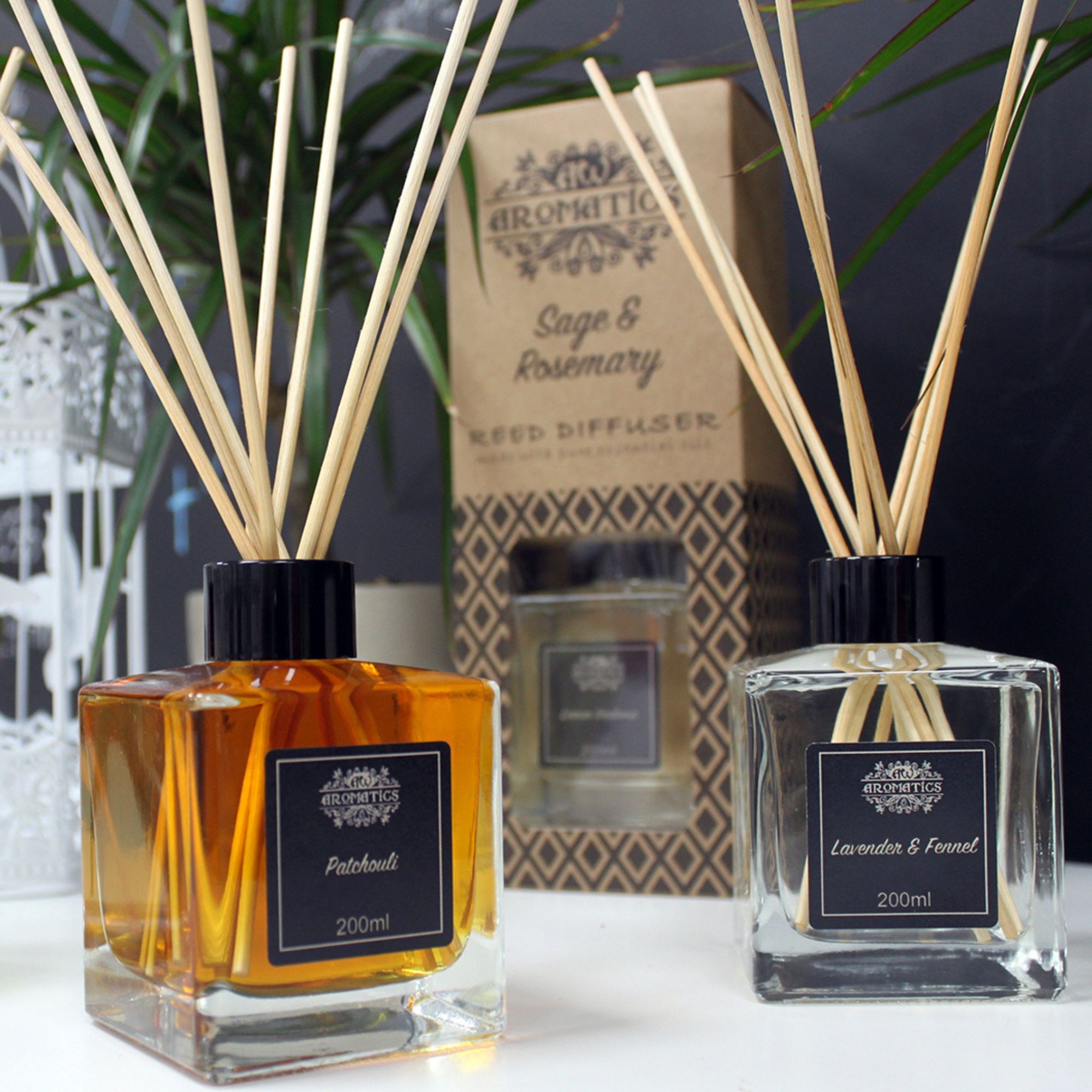 Pure Essentiële Oliën Reed Diffusers - 200ml