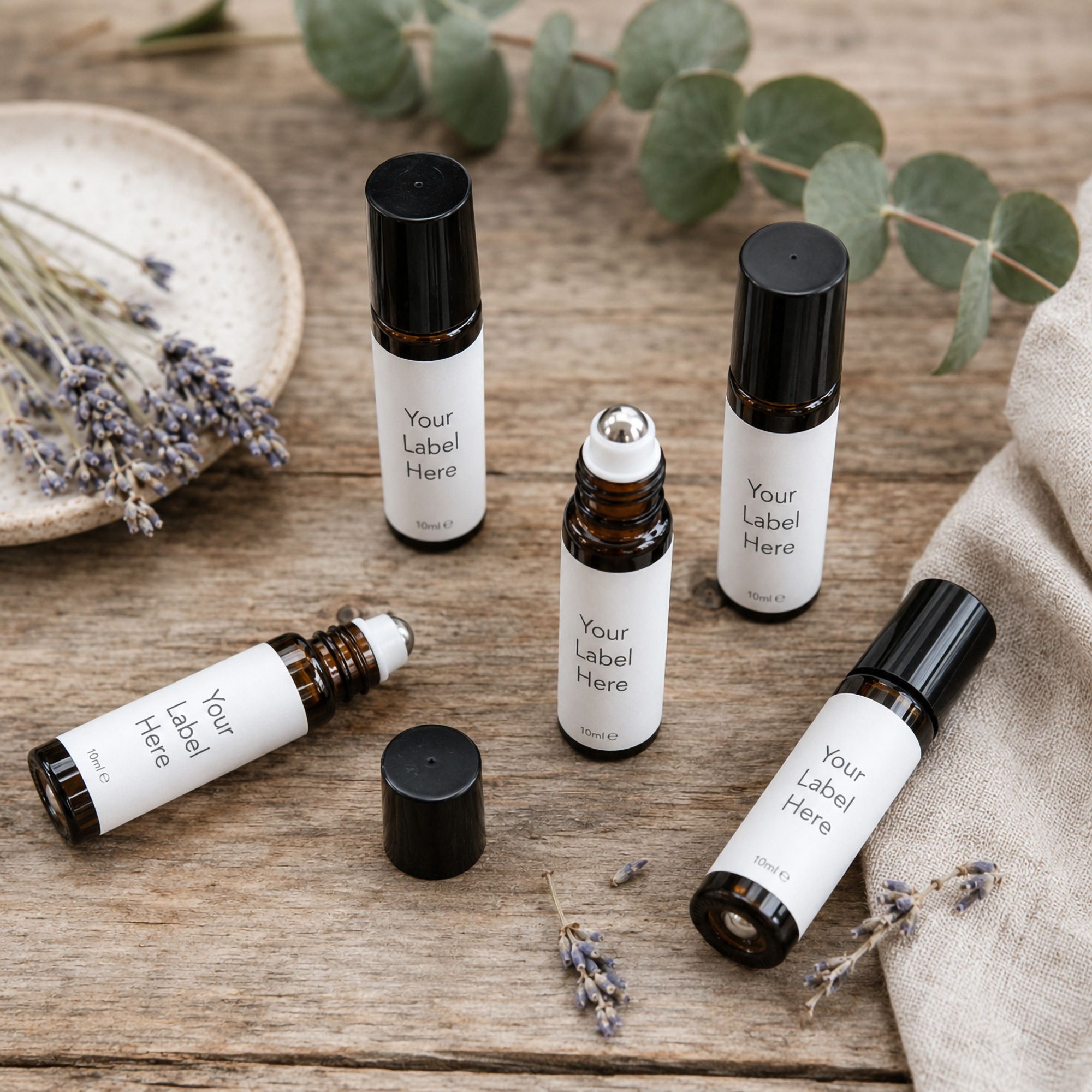 Aroma Rollerflesjes -10ml - Essentiele Oliemix