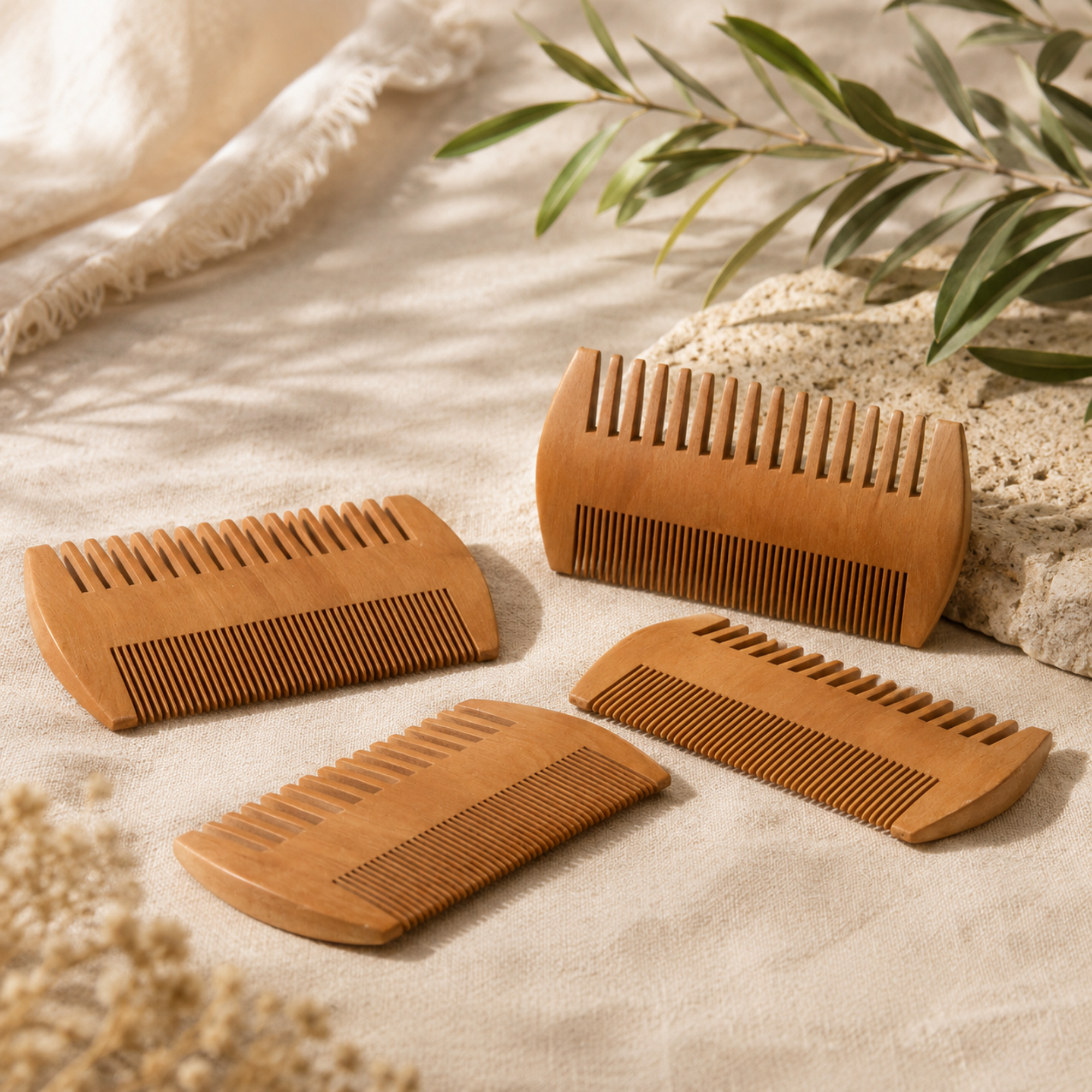 Natuurlijke Baard Kammen en Borstels