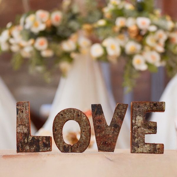 Rustieke Schors Letters & Nummers