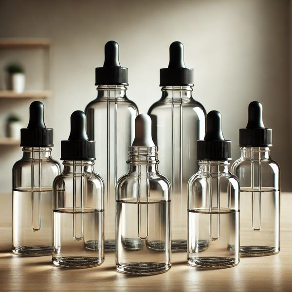 Heldere Glazen Druppelflessen - 5ml tot 100ml