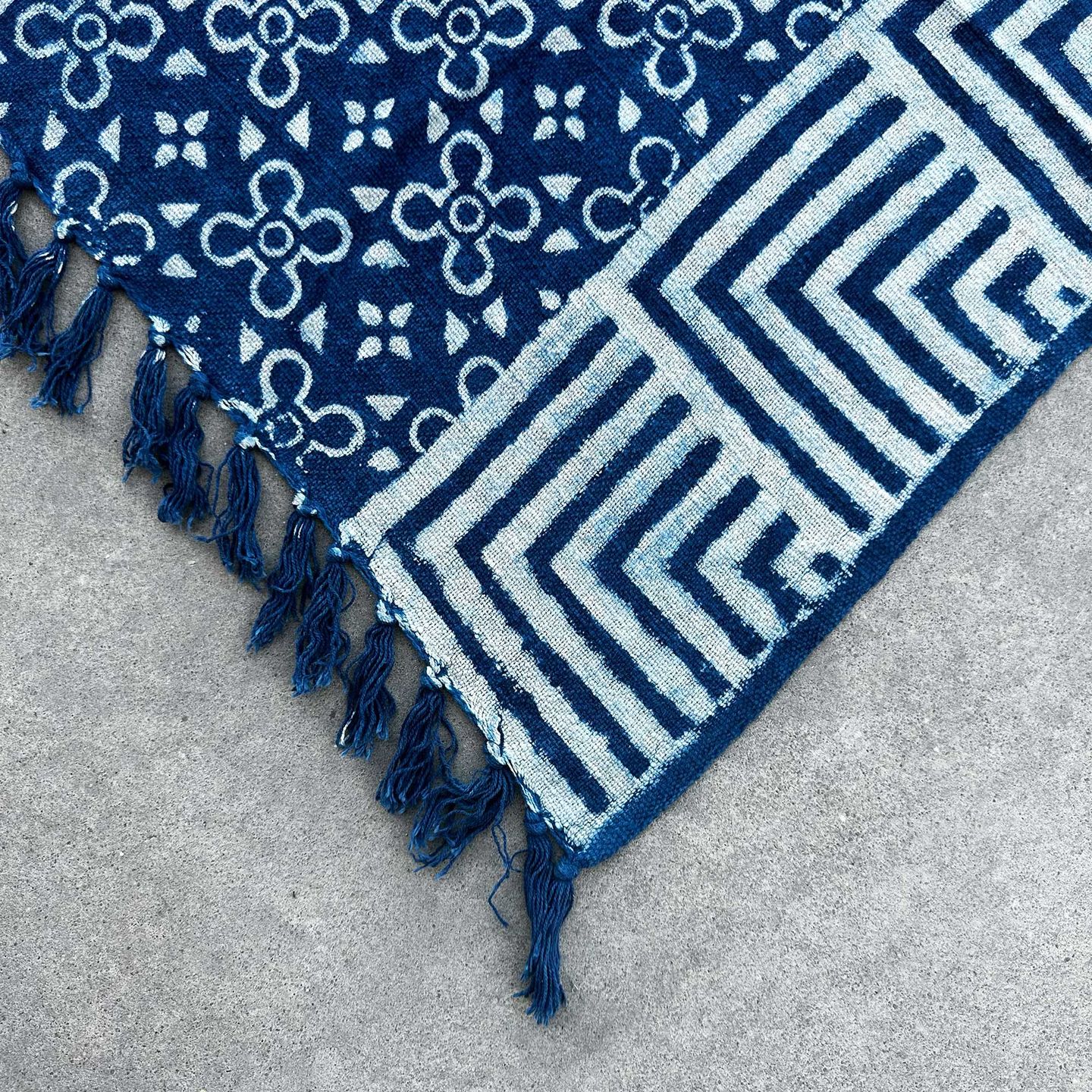 Handgemaakte Indigo Plaid