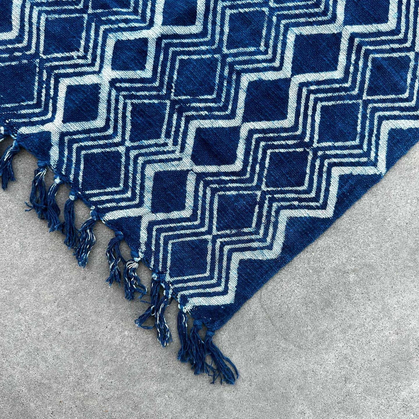 Handgemaakte Indigo Plaid