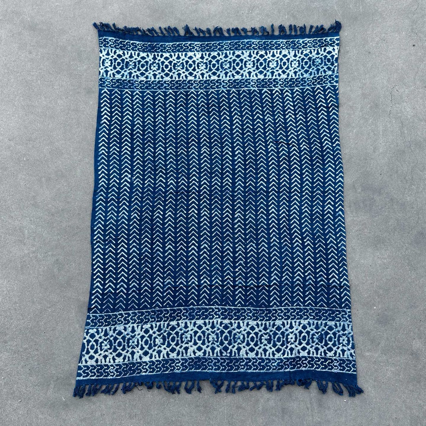 Handgemaakte Indigo Plaid