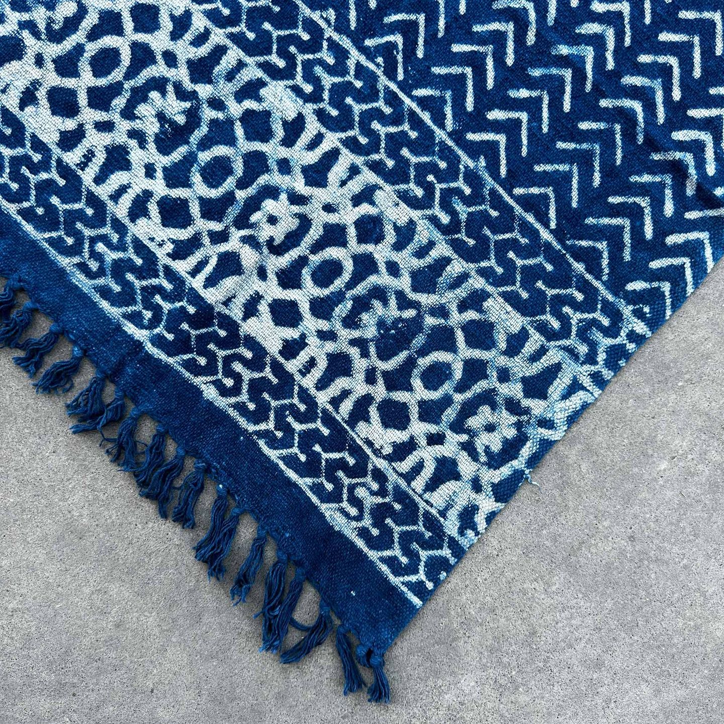 Handgemaakte Indigo Plaid