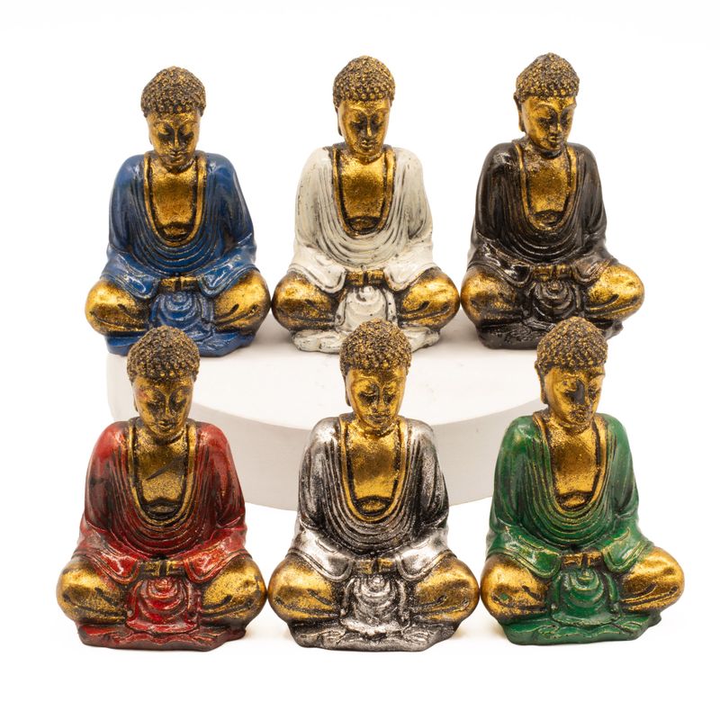 Gouden Mini Boeddha (Diverse Kleuren)