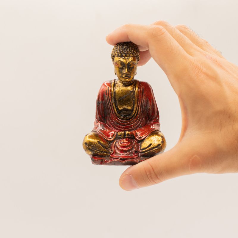 Gouden Mini Boeddha (Diverse Kleuren)