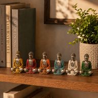Zilveren Mini Boeddha (Verschillende Kleuren)