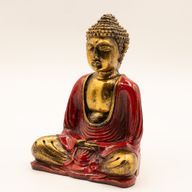 Rood & Goud Boeddha - Medium