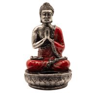 Boeddha-kaarsenhouder - Rood - Medium