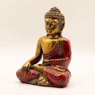 Rood & Gouden Boeddha - Groot