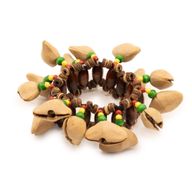 Kenari Shell Hand Shaker - Rattle Bracelet (15 stuks)