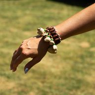 Kenari Shell Hand Shaker - Rattle Bracelet (15 stuks)