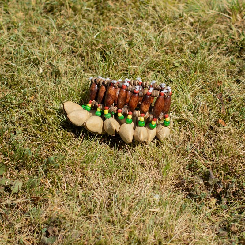 Kenari Shell Hand Shaker - Rattle Bracelet (15 stuks)