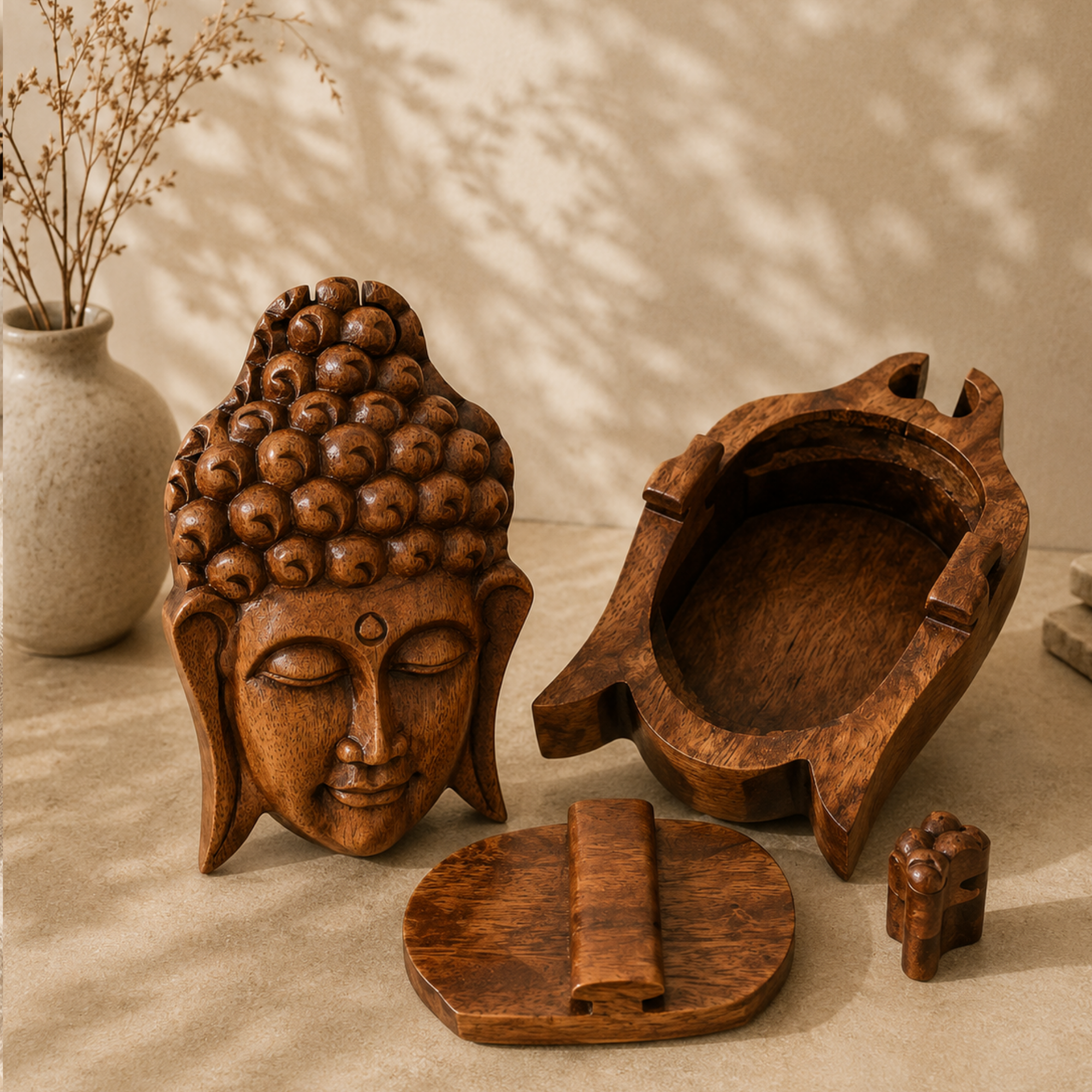 Houten Puzzel Dozen uit Bali