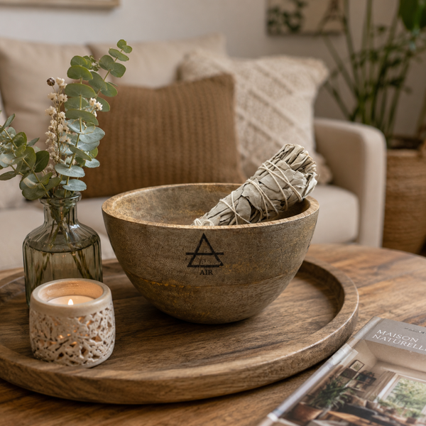 Groothandel Houten Smudge- en Rituele Offerkommen