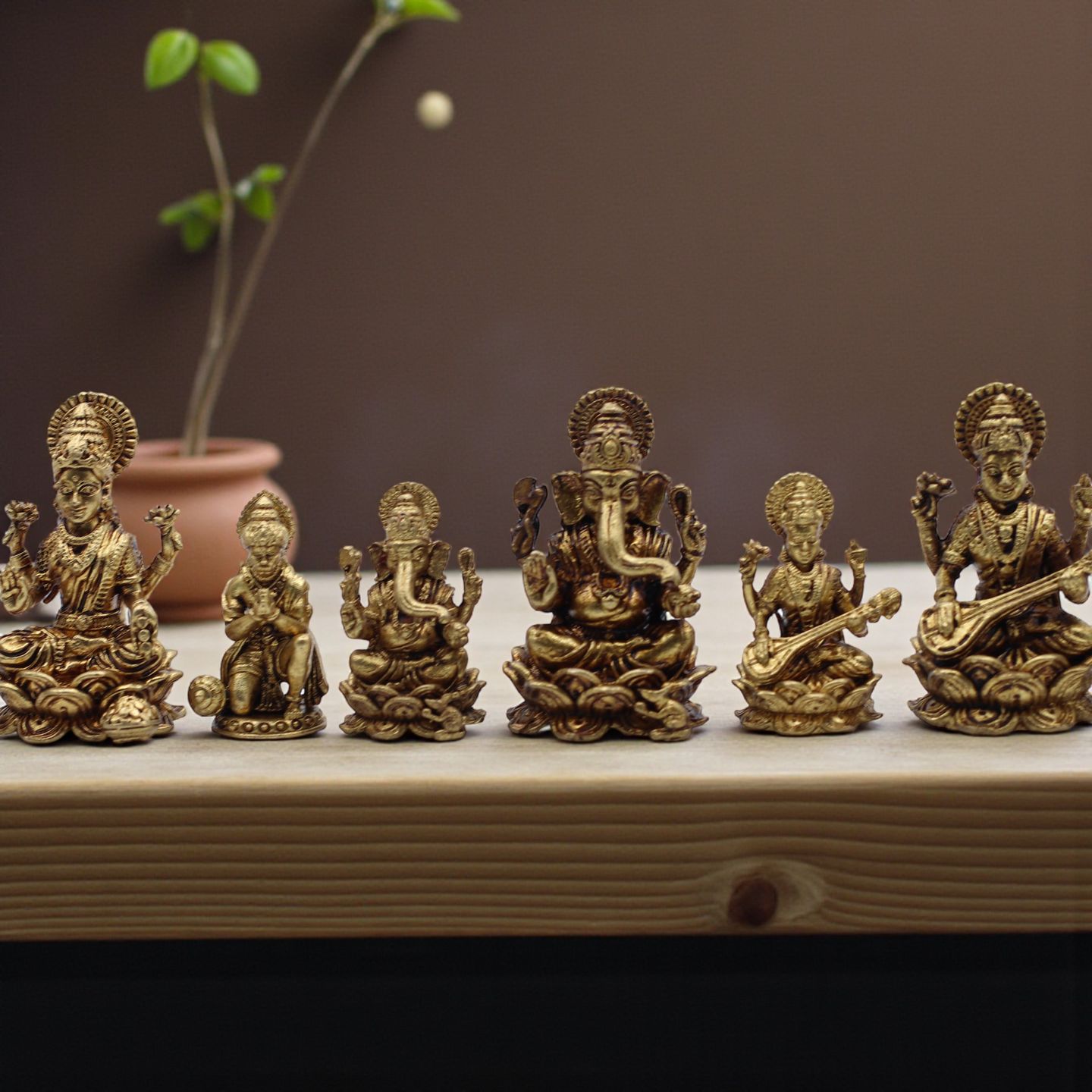 Miniatuur Messing Godheden & Boeddhabeelden