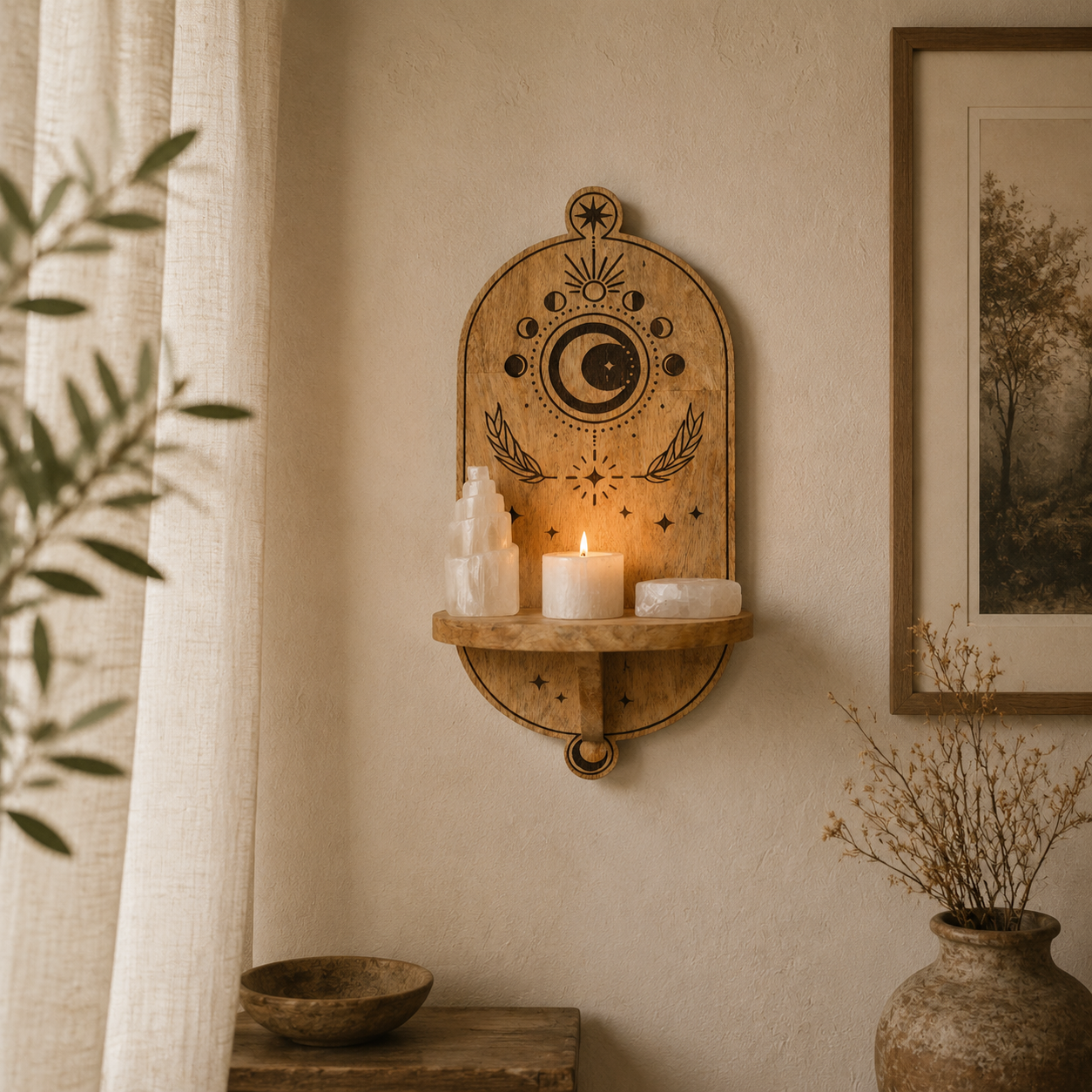 Mangohout Wanddecoratie