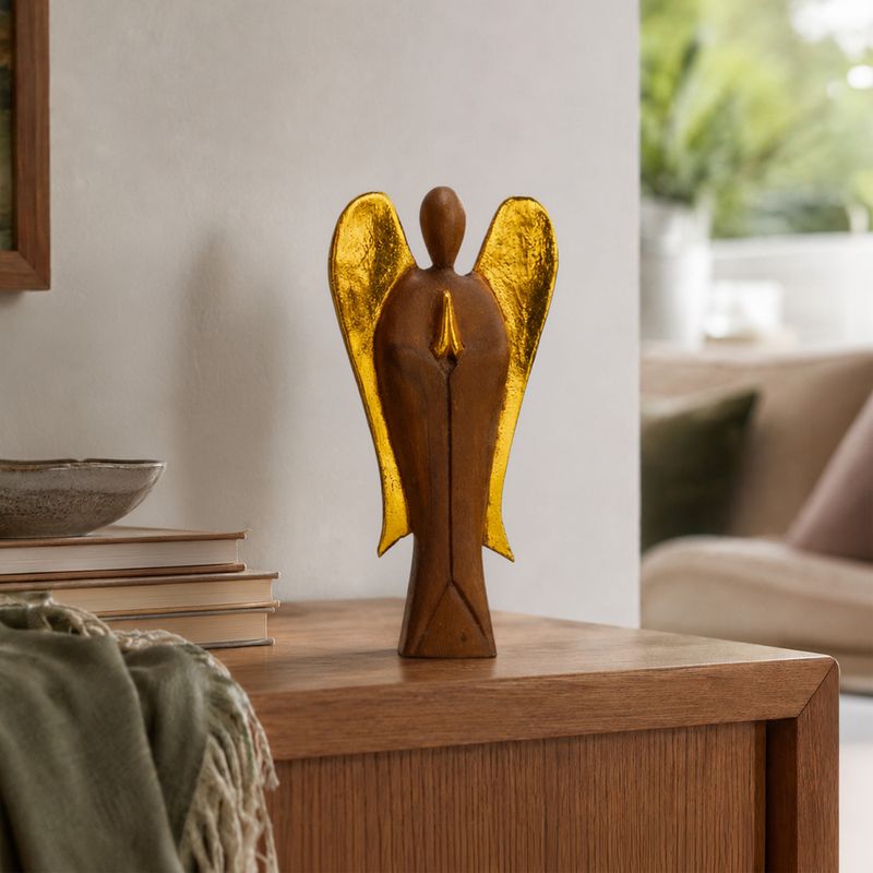 Let op Angel - Guardian- 25cm