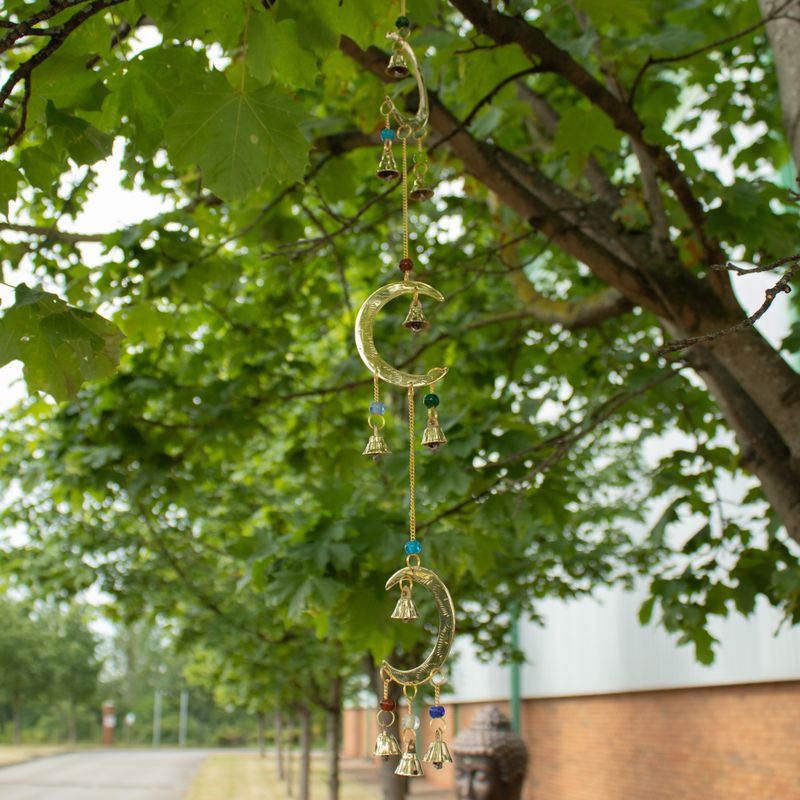 Indische belletjes - Moon Drop - 10 bellen - 6,5x63 cm