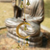 Indische belletjes - Moon Drop - 10 bellen - 6,5x63 cm
