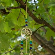Indische Klokken - Messing Celtic Drop - 7 bellen - 6x64 cm