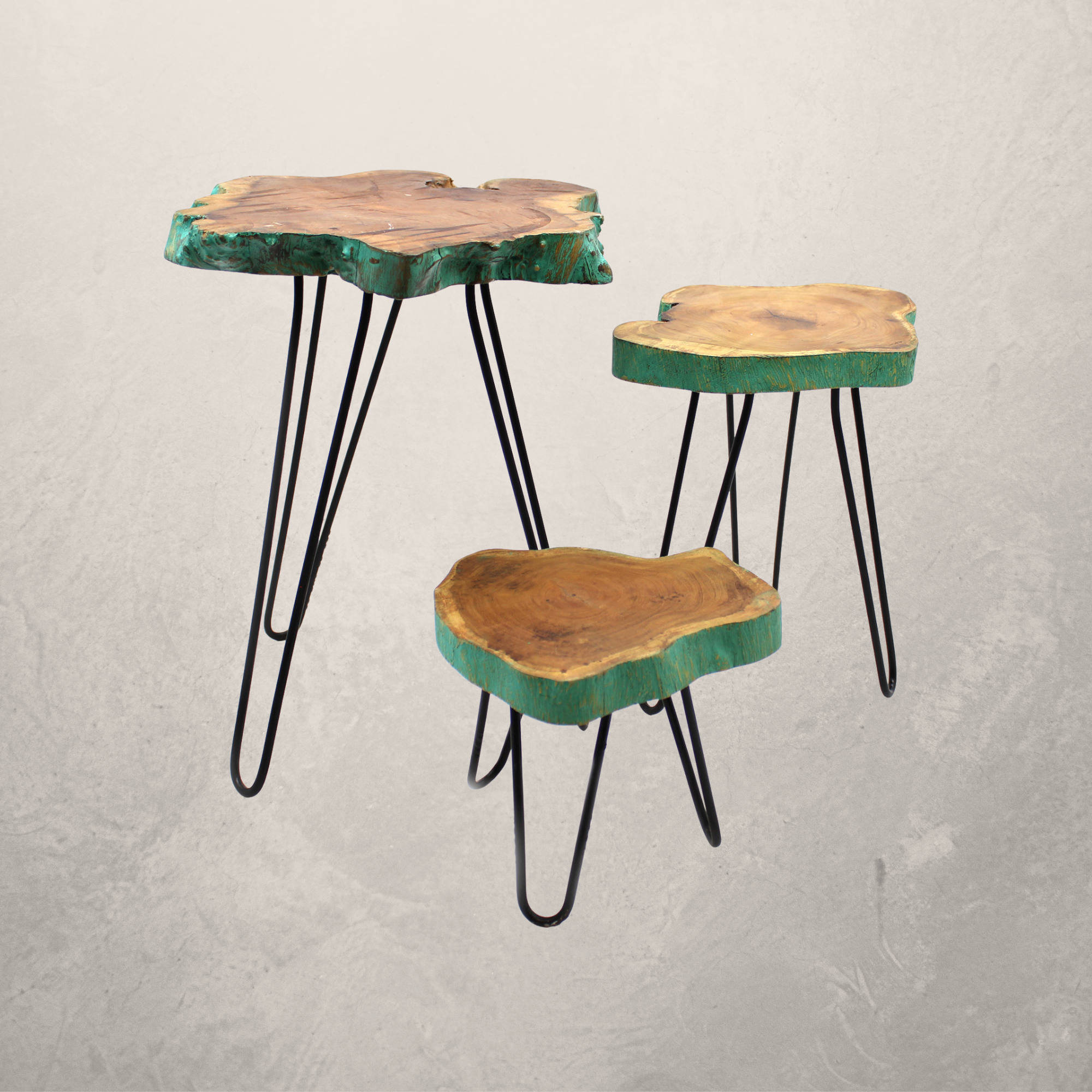 Houten plantenstandaards