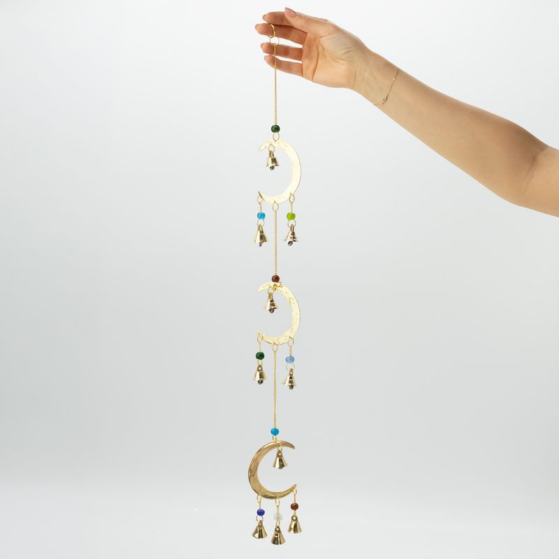 Indische belletjes - Moon Drop - 10 bellen - 6,5x63 cm