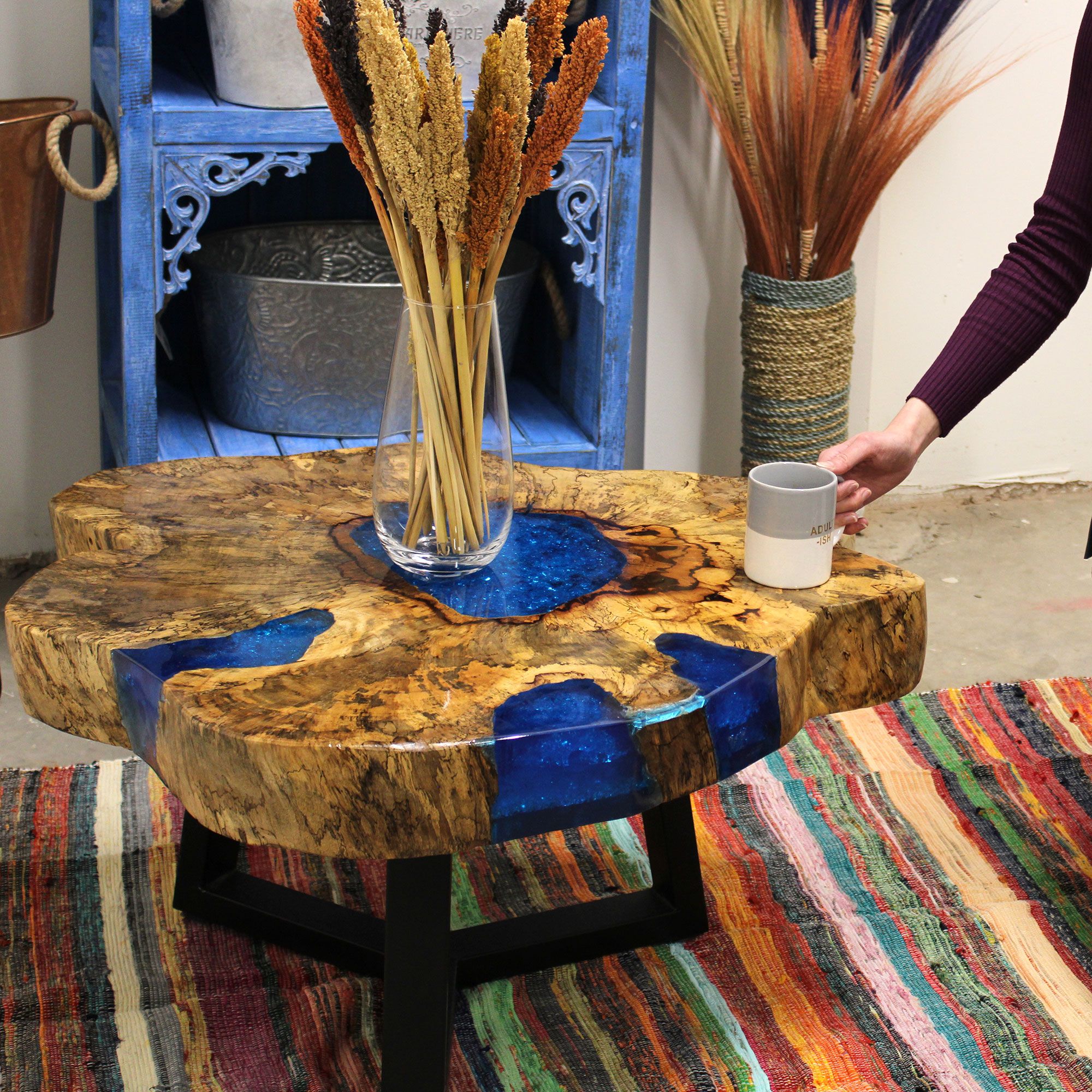 Massieve Salontafel van Tamarinde Hout & Har