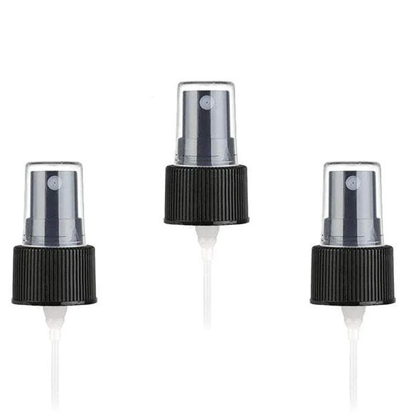 Spraydop voor Amber Boston Fles (voor 120ml) - Zwart Plastic 22-410mm