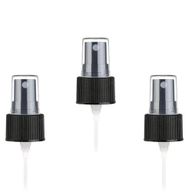 Spraydop amberkleurige Boston-fles (voor 120 ml) - zwarte kunststof 22-410