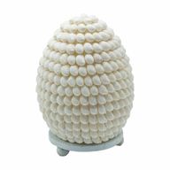 Boho zeeschelpenlamp - Buting Shell Oval - 15 cm