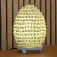 Boho zeeschelpenlamp - Buting Shell Oval - 15 cm