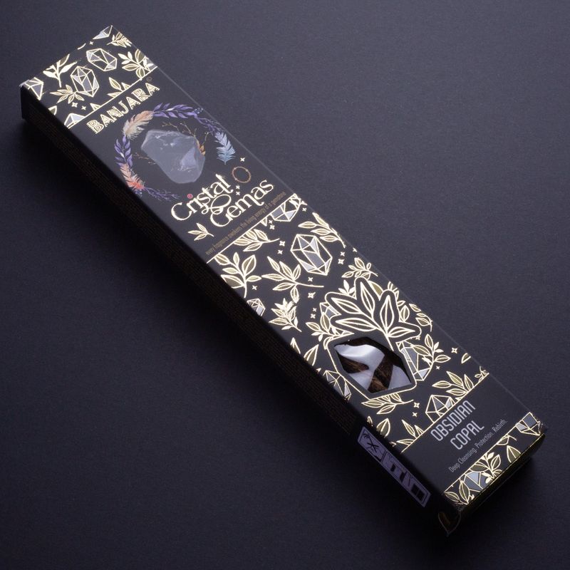 Banjara Kristal Edelstenen - Obsidian Copal