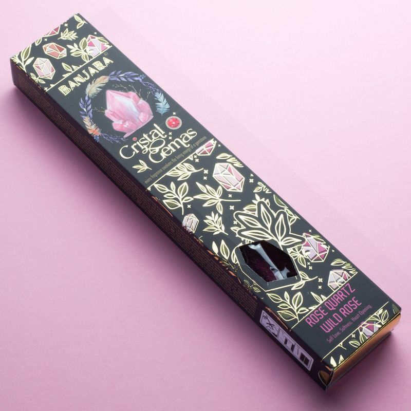 Banjara Cristal Gemas - Rozenkwarts Wilde Roos