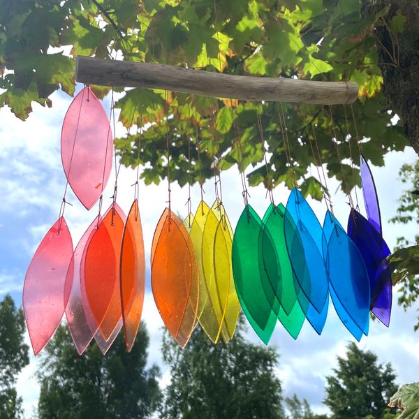 Windgong van Gerecycled Glas