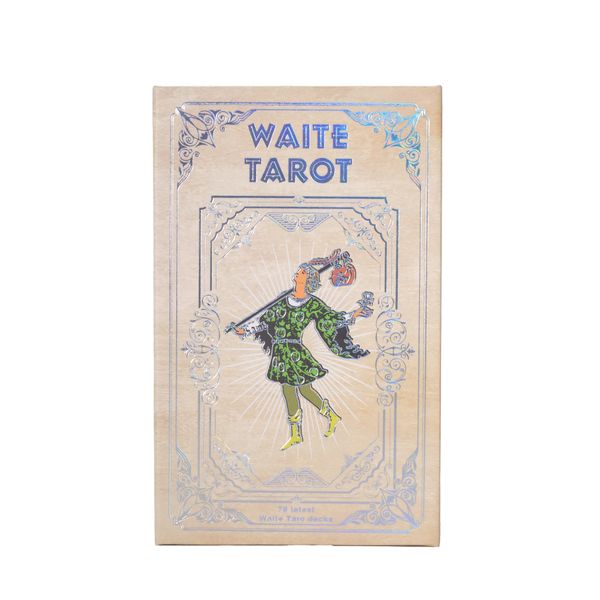 Zilverfolie Waite Tarotkaarten Set – met boekje