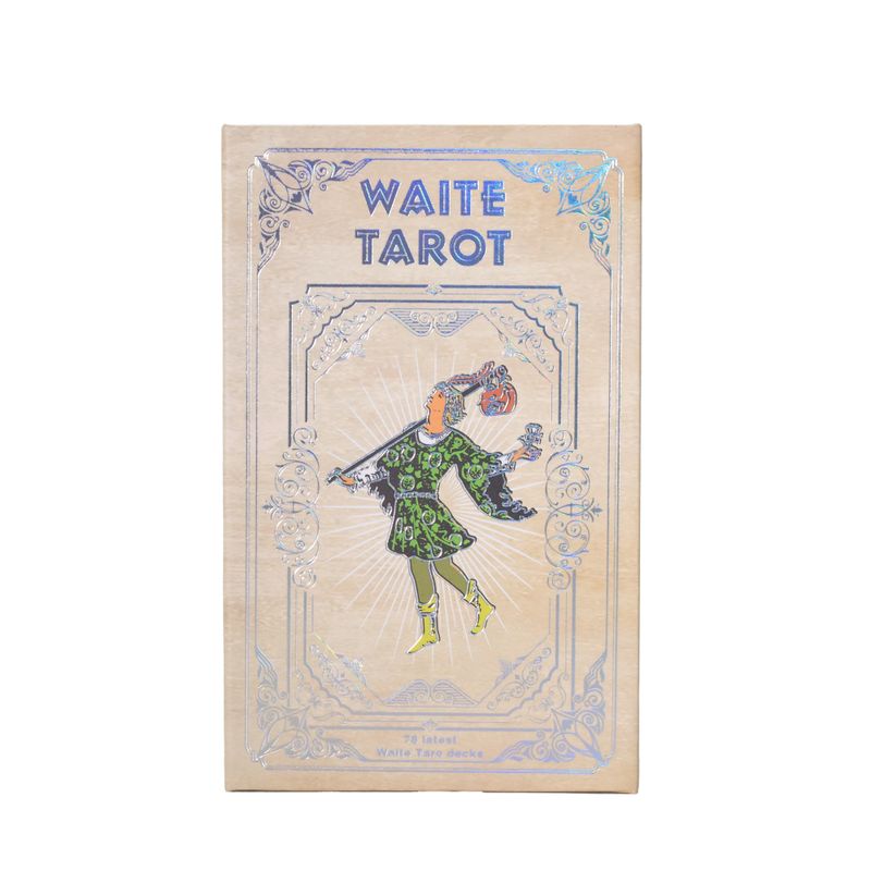 Zilveren folie Waite Tarotkaartenset - met boekje