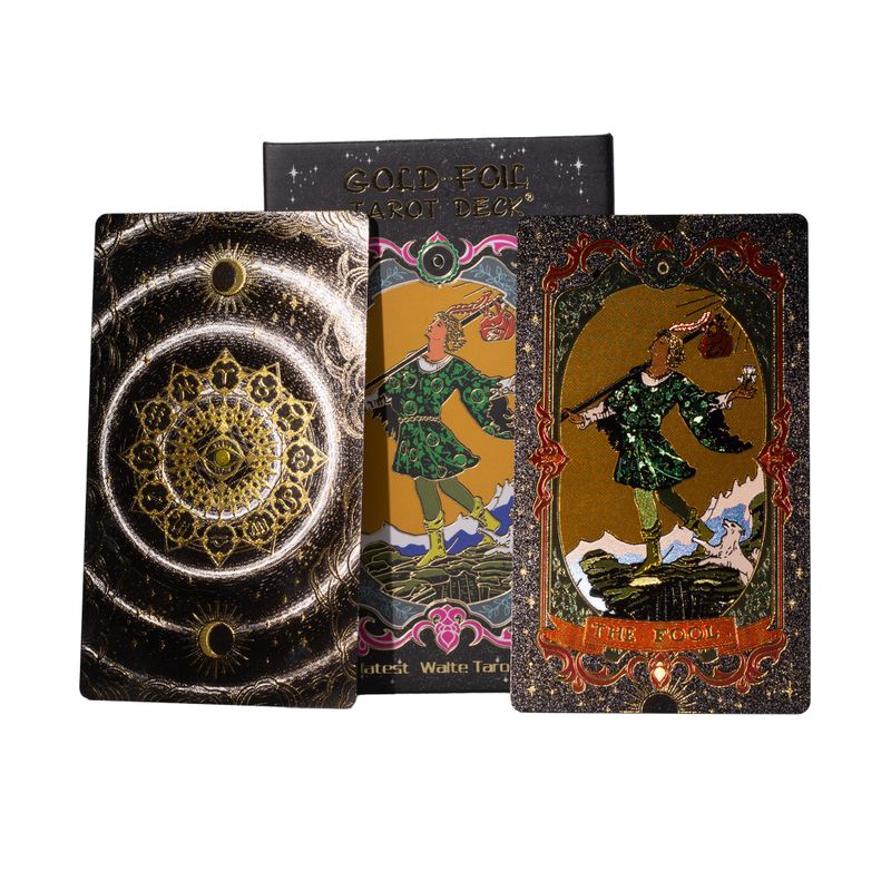 Tarotkaartenset met goudfolie - met boekje