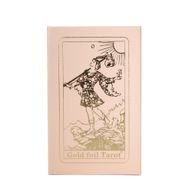 Roze doos robijnfolie Tarotkaart-geschenkdoos met boekje