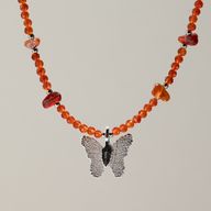 Nimf Geest Edelsteen Ketting Set - Bloedmaan