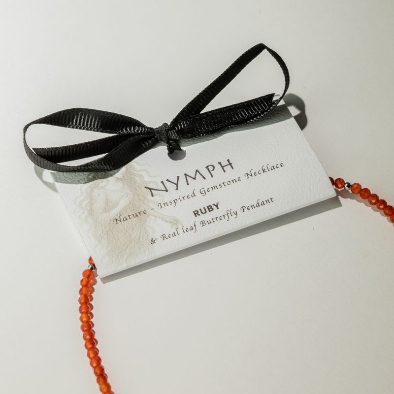 Nimf Geest Edelsteen Ketting Set - Bloedmaan
